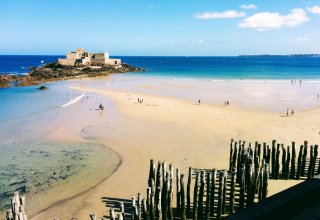 Saint-Malo beach, Brittany