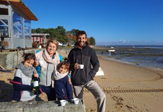 The Thyebaut family in Arcachon Bay
