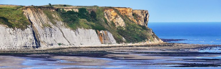 Arromanches on the coast of Normandy