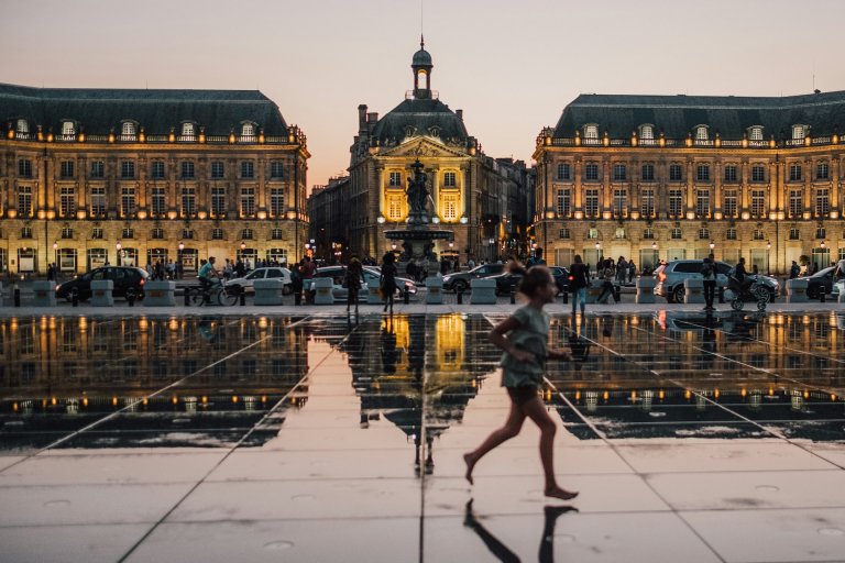 Place de la Bourse in Bordeaux
