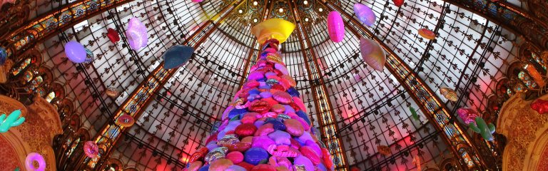 Galeries Lafayette at Christmas