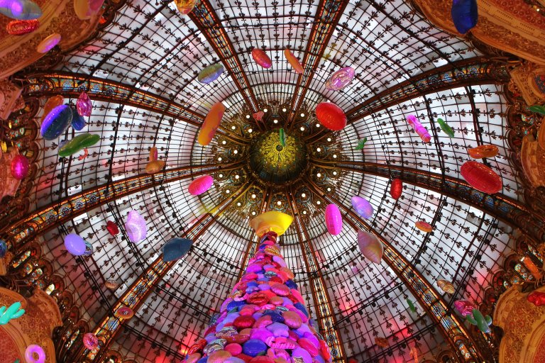 Galeries Lafayette at Christmas