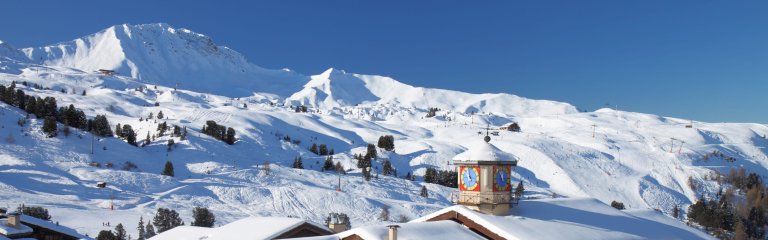 Ski resort in the French Alps