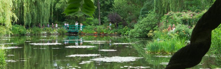 Monet's garden pond in Giverny