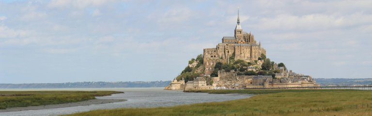 Mont Saint Michel Abbey and Bay, Normandy