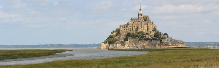 Mont Saint Michel Abbey and Bay, Normandy