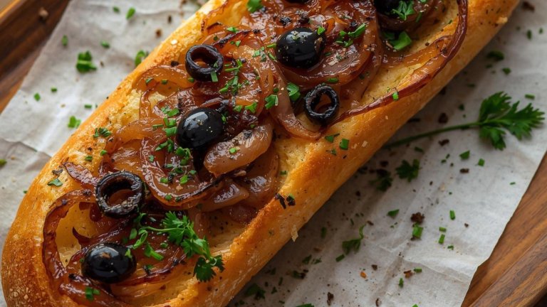 Pissaladière baguette