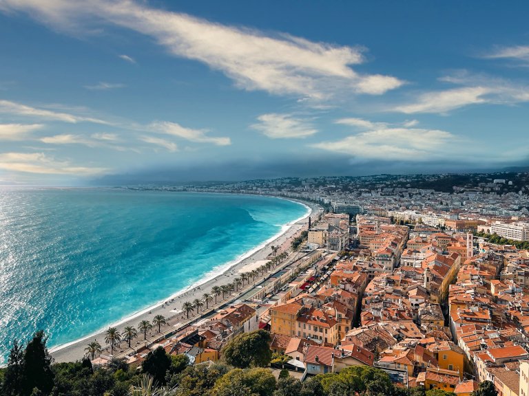 View of Nice France
