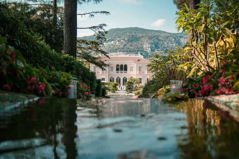 Villa Ephrussi and garden in the French Riviera