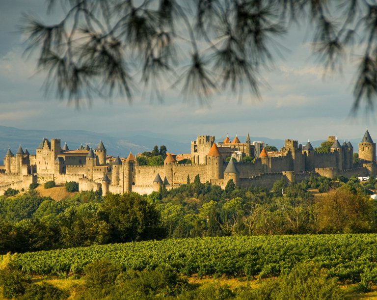 The Walled Fortress of Carcassonne