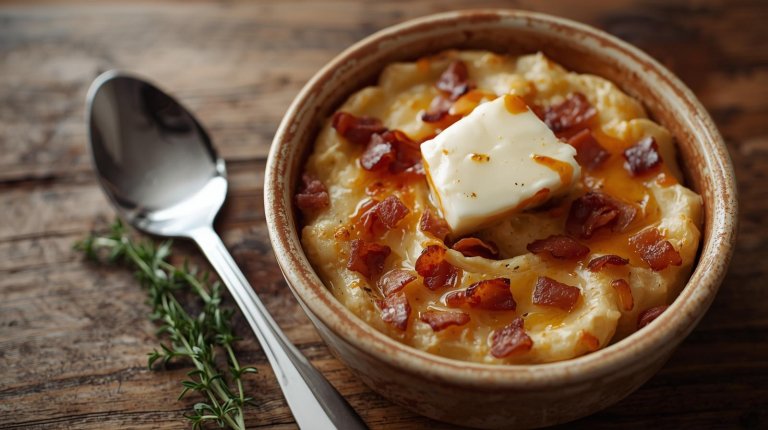 Brie and bacon gratin dauphinois