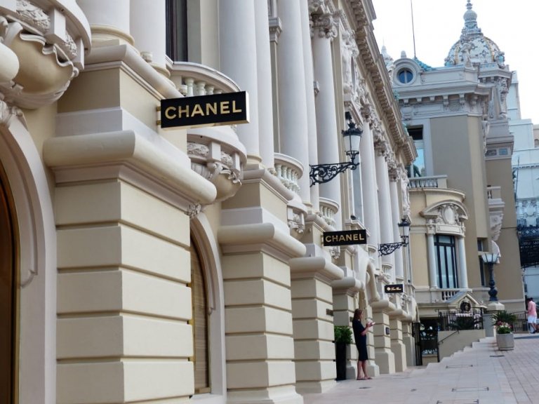 The Chanel store in Paris, off the Champs Elysees. Gorgeous store.