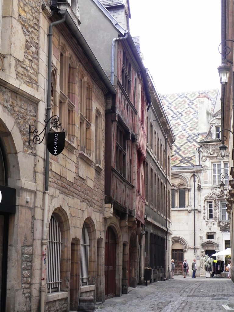 Dijon charming street view