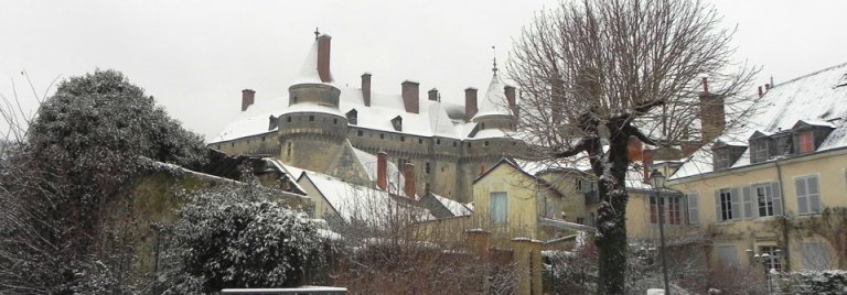 Langeais castle in January