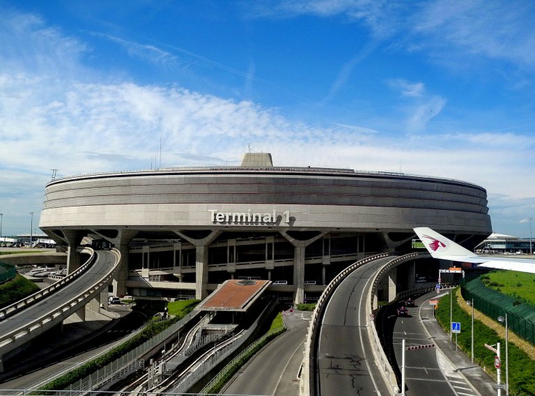 Terminal 1 at Paris CDG Airport - Charles de Gaulle new terminal