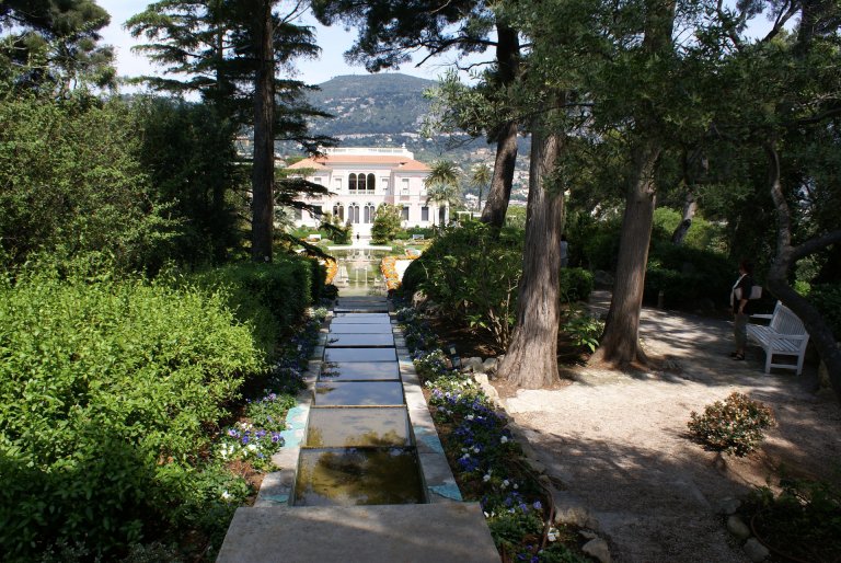 Villa Ephrussi de Rothschild from garden