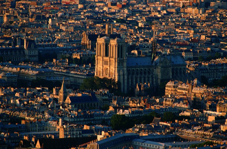 Paris roofs