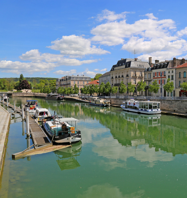 The Meuse river in Verdun
