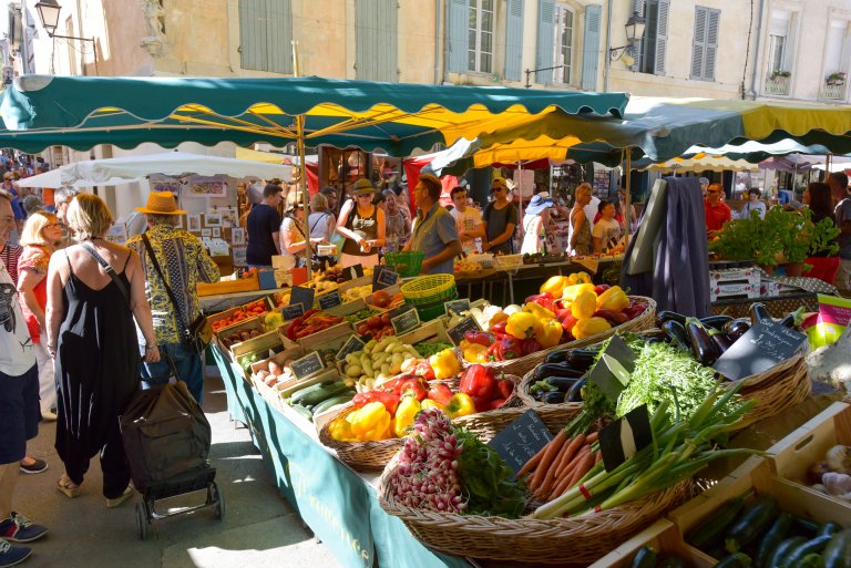 A market in Provence