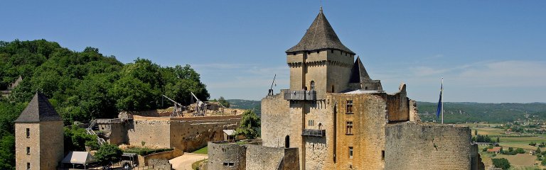 Castelnaud medieval castle in Dordogne