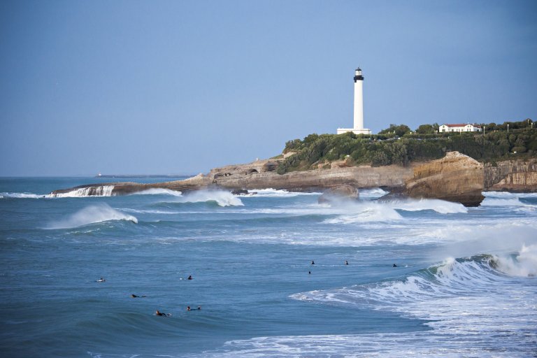 Surfers in the Basque Country