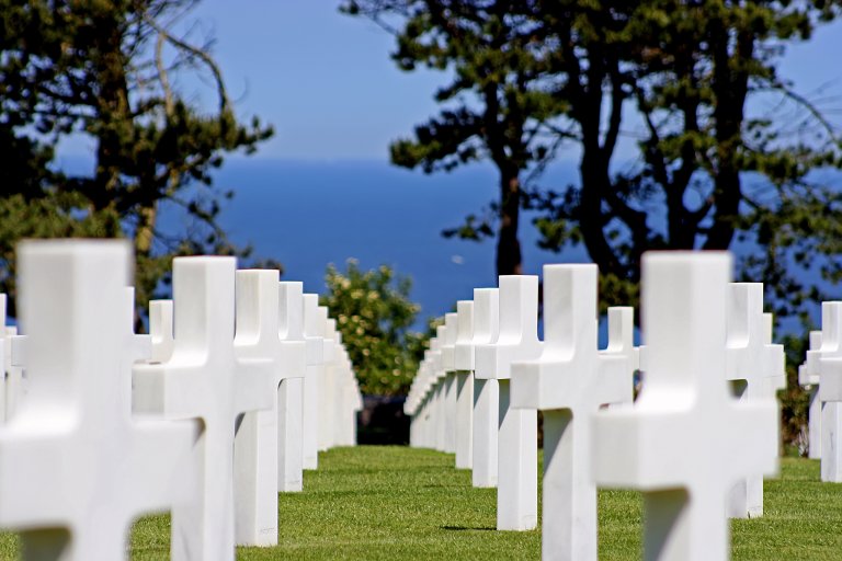 Colleville Cemetery near Omaha Beach
