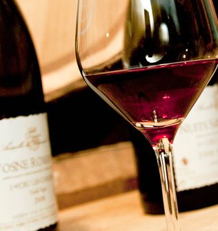 Burgundy wine tasting