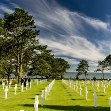 Colleville American Cemetery in Normandy