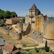 Castelnaud medieval castle in Dordogne