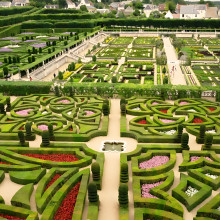Villandry French style gardens