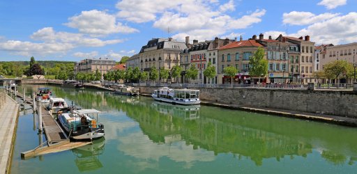 The Meuse river in Verdun