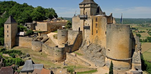 Castelnaud medieval castle in Dordogne