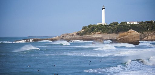 Surfers in the Basque Country