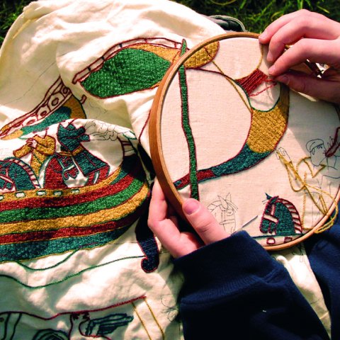 Embroidery middleages style
