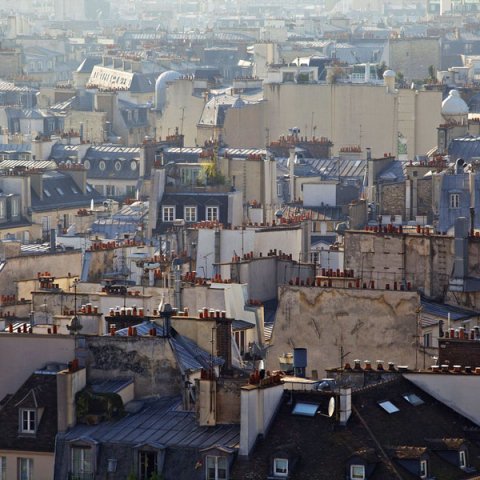 Paris roofs