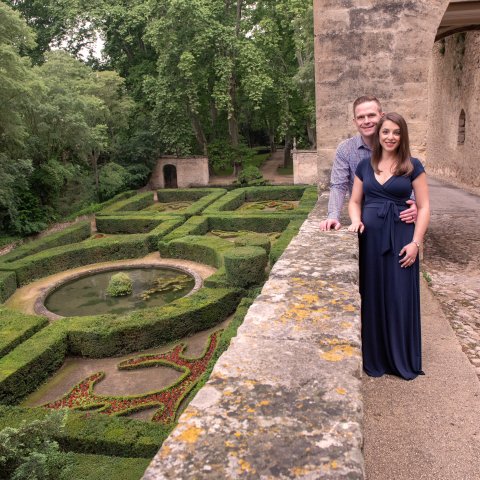 Anna & Trea - From the US - in a castle in Provence