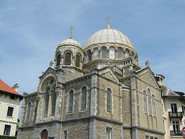 Russian church in biarritz France