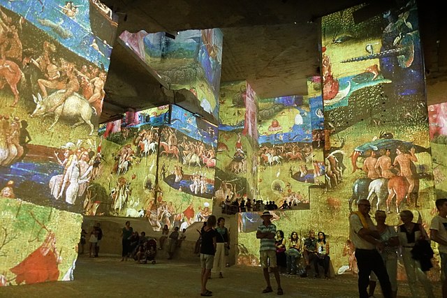 Carrieres de Lumieres, a digital art exhibition in Provence