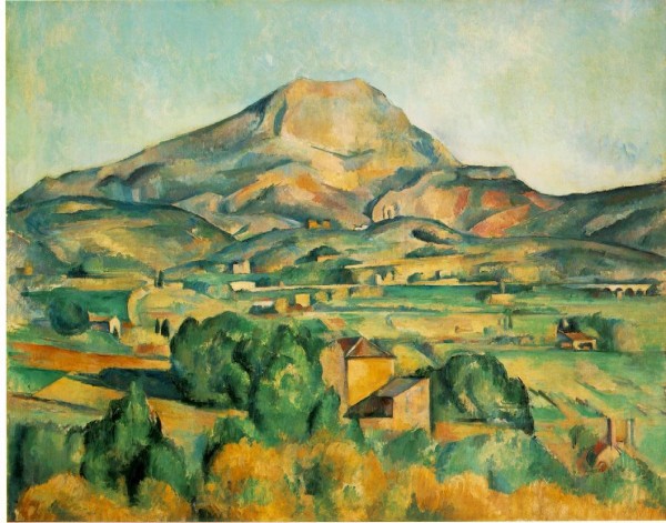 mont saint victoire cezanne in 1885