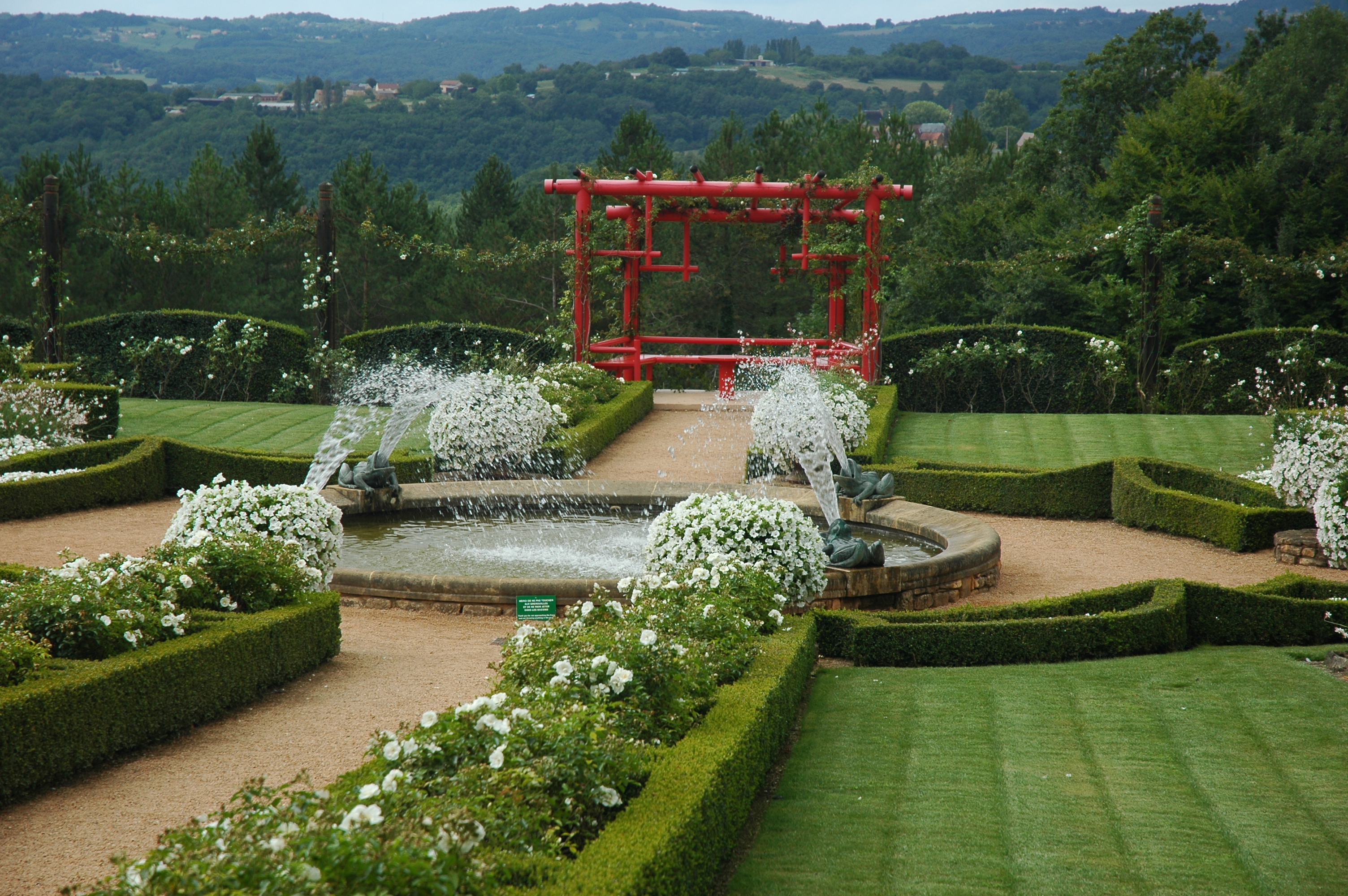 Eyrignac Manor French gardens in France