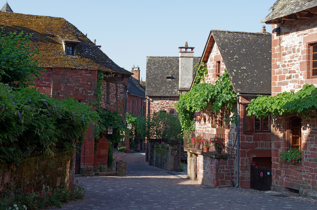 Beautiful French villages COLLONGES LA ROUGE