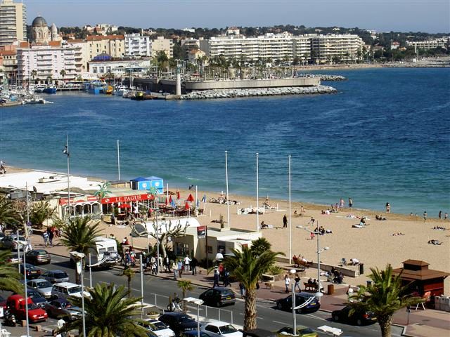 Fréjus beach in France