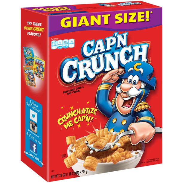 Huge cereal box