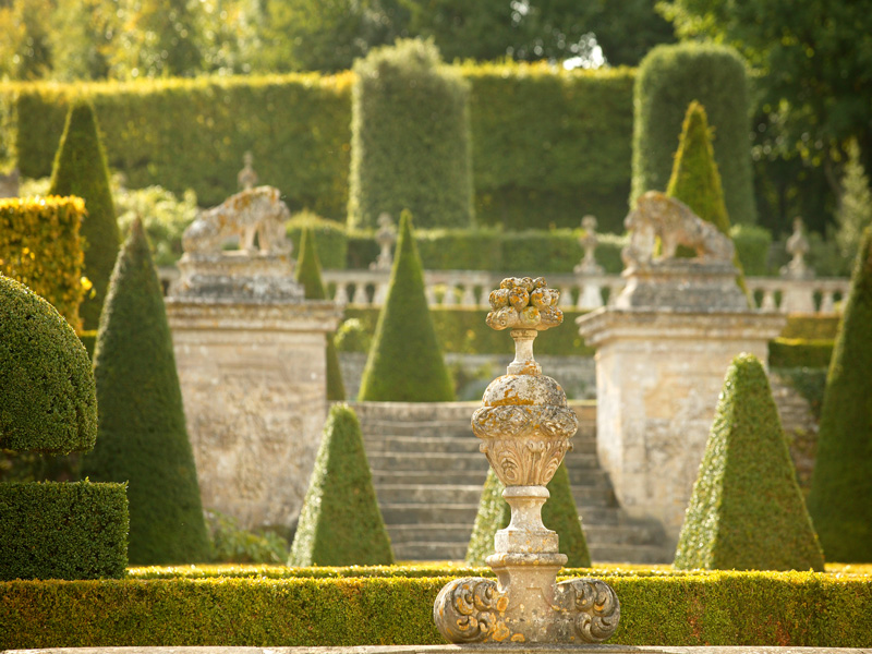 Gardens of the Château de Brécy Normandy