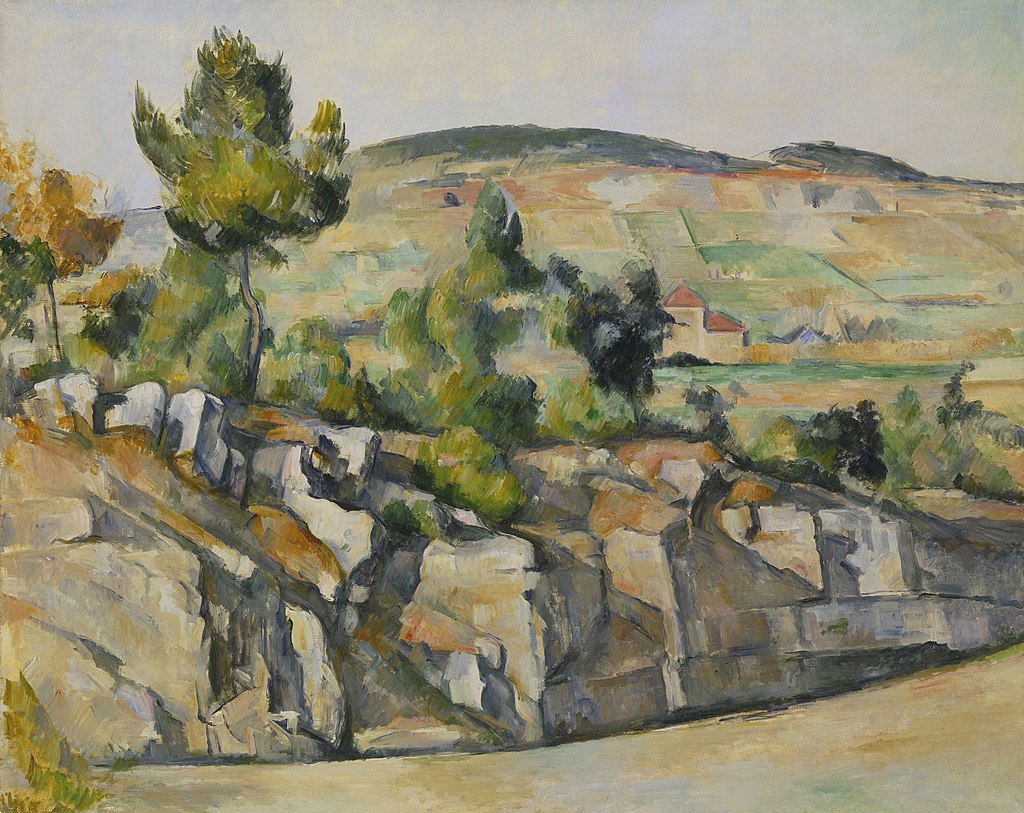 Provence landscape paul cezanne