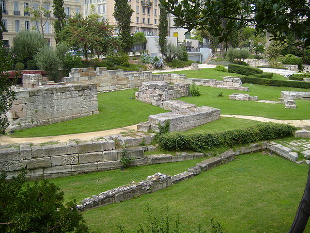 Marseille's Ancient Harbor roman ruins