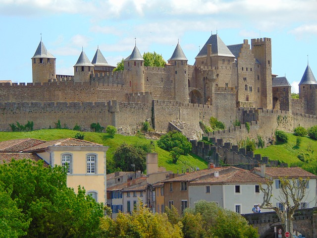 Medieval city of Carcassonne, France