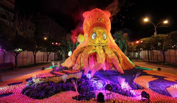 Menton Lemon Festival Garden of Lights