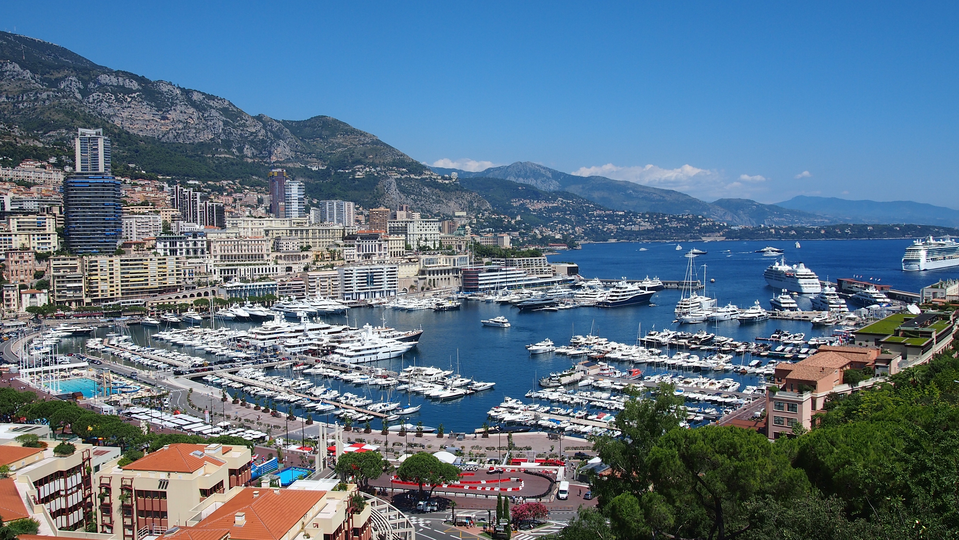 Monaco city view