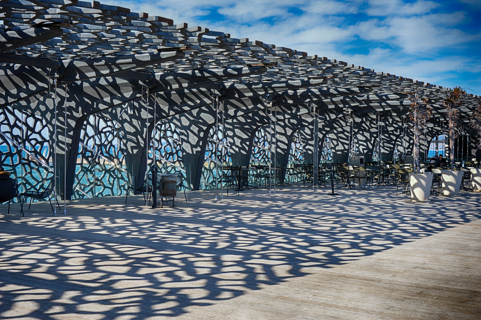 mucem rooftop views in marseille, France